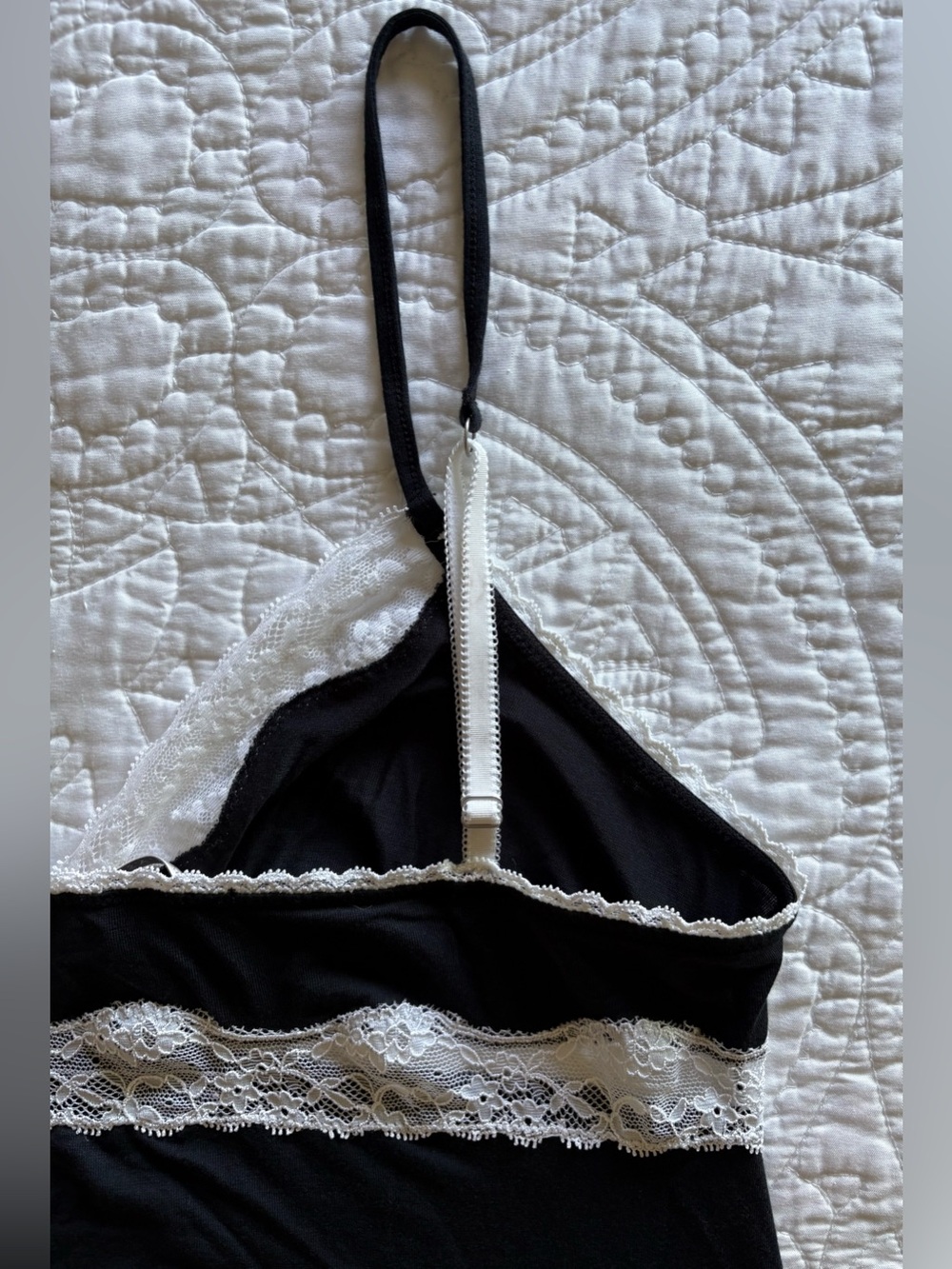 Victoria’s Secret Black Lace Cami & Shorts Pajama Set L - Picture 8 of 12